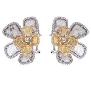 Desert Blooms Sonora Half Moon Diamond Earrings