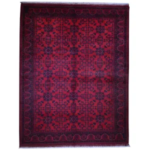 Hand-Knotted Khal Mohammadi Turkoman Wool Rug (Size 6.9 X 10.4) Brrsf-6108